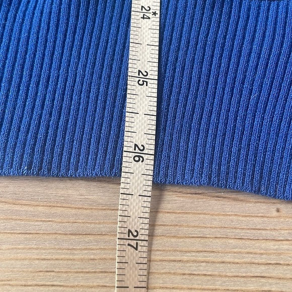 JONK 46 Men Crewneck Sweater Navy Multicolored stripe Size L Made in Italy NWOT - Picture 9 of 11